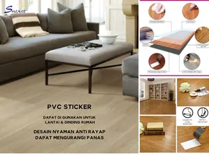 SHENAR Vinyl Vinil Vynil Lantai Stiker dengan ukuran 15,2CM X 91,4 CM Tebal 1-2mm Dengan Lem high quality