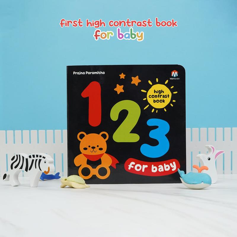 Buku Anak ABC 123 For Baby High Contrast Book - Ziyad Books 3