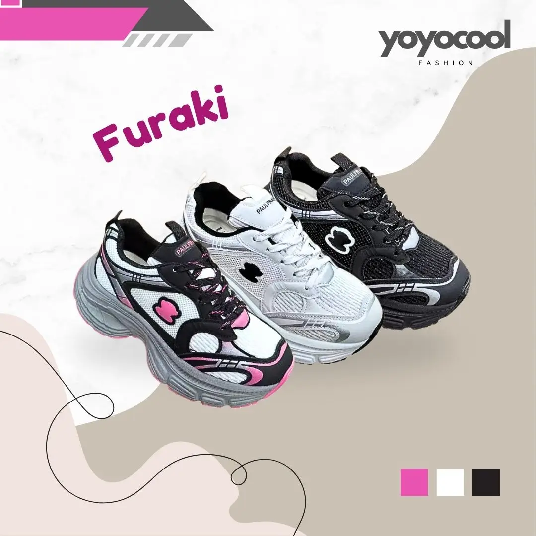 RT Furaki Shoes / Sepatu Sneakers Sporty Fashion Korean Style