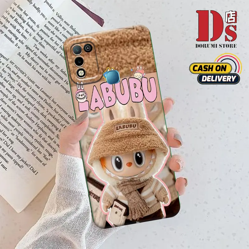 Casing Procamera Hp Untuk Infin*x Hot 10 PLAY / Infin*x Hot 11 PLAY (LABUBU) Costume - Pelindung Ponsel Silikon Berkualitas Tinggi All Type -Semua Tipe -Semua Handphone Casing-Silikon Lunak Kesing Baru Sofcase 0