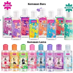 Eskulin Cologne Gel 100ml Parfum jel Tubuh Pewangi wewangian anak remaja dewasa Sunday Monday Thuesday Wednesday Thursday Friday Saturday spesial day