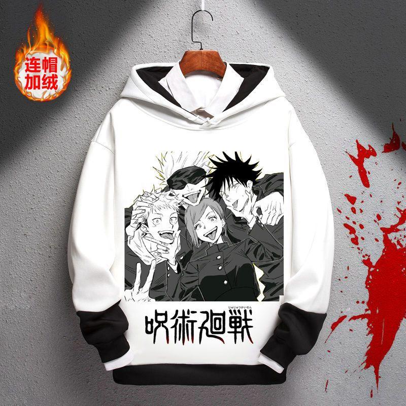 Áo Nỉ Có Mũ Cho Nam, Quần Áo Ngoại Vi Hai Chiều, Hoạt Hình Nhật Bản, Knotweed, Hisahito, Fushiguro, Megumi, Spell Return, Gojo, Satoru, Mùa Thu Và Mùa Đông 3