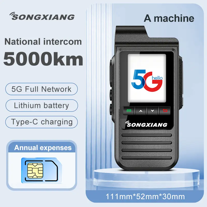 [EKSKLUSIF] SONGXIANG 1-D A99 Walkie Talkie POC Handy Talkie Jarak Jauh Internasional 5000km 4000mAh