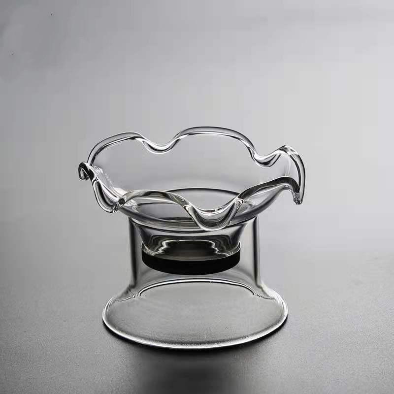 Heat-Resistant Glass Tea Funnel Tea Filter Tea Strainer Fair Mug Tea Separator Funnel Stainless Steel Screen Filter Tea Ceremony Utensils Wholesale 0