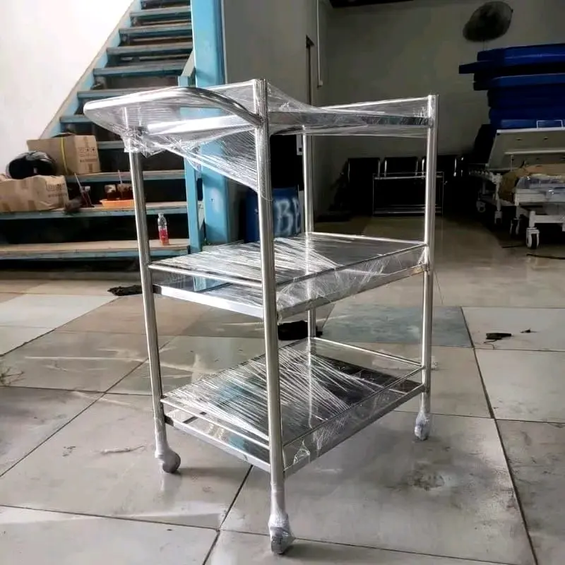 troli instrumen 3 susun stainless 1