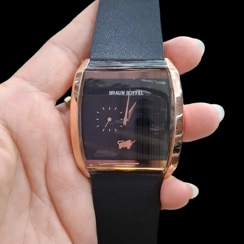 Jam Tangan Pria Braun Buffel -Original Garansi 1 Tahun -Tahan Air - Watch, Watches ( BAYAR DIRUMAH ) Stainless Gift Waterproof 5