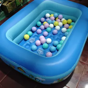 Kolam Renang Anak dan Bayi Jumbo Aquatic ukuran 1.2 Meter - Paket Kolam Mandi Bola Free Lem inflatable swimming Water