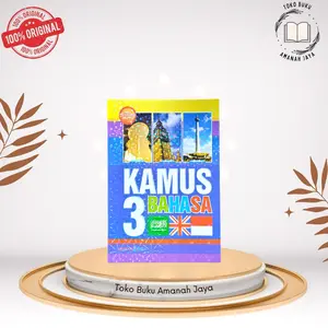 Buku Kamus 3 Bahasa Arab-Inggris-Indonesia Disertai Percakapan 3 Bahasa (BEST SELLER)