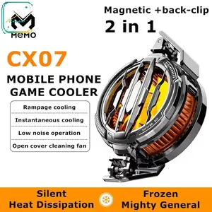MEMO Smartphone Cooling Fan Magnetic Kipas Pendingin HP Gaming RGB - CX07