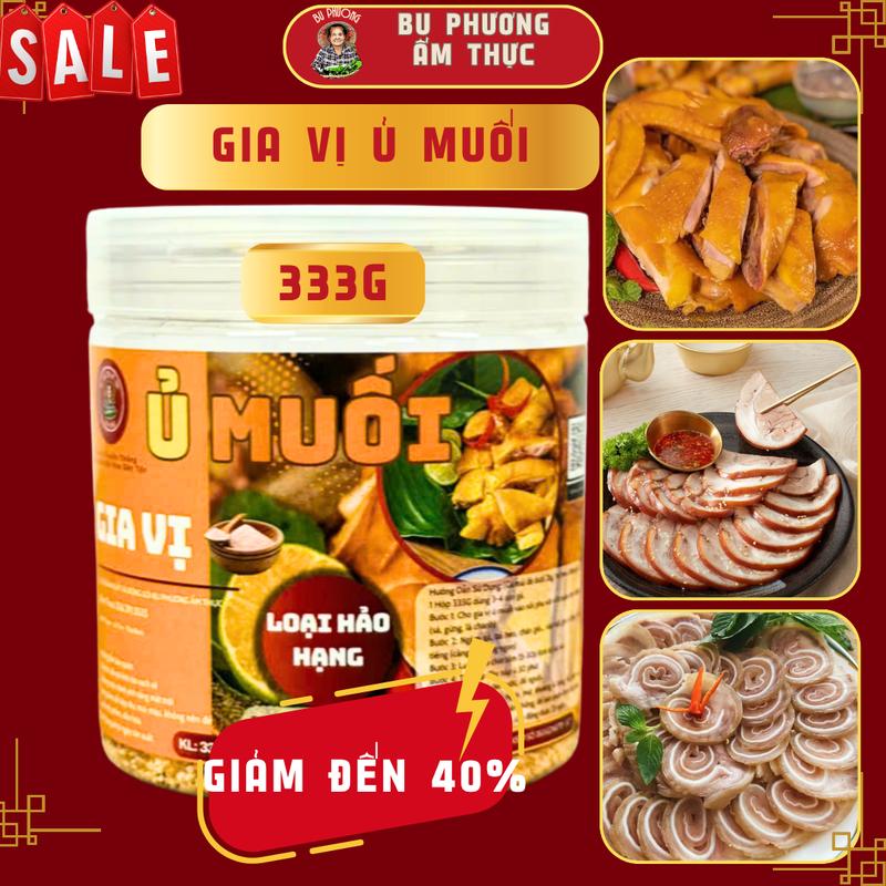 Bột Gia Vị Ủ Muối - Thương Hiệu Bu Phương Ẩm Thực Làm Gà Tai Heo Bắp Heo Ủ Muối