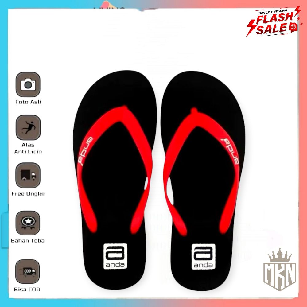 DISTRO TRENS SANDAL PRIA ANDA KEREN ANTI SLIP COCO UNTUK SEHARI HARI SIZE 38/42 TRENDY DISTRO PRIA KECE  Sendal Jepit Flip Flop Casual