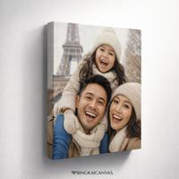 Gambar Cetak foto kanvas 40x40cm/Canvas Photo print + spanram dari bingkaicanvas Kota Depok 3 Tokopedia