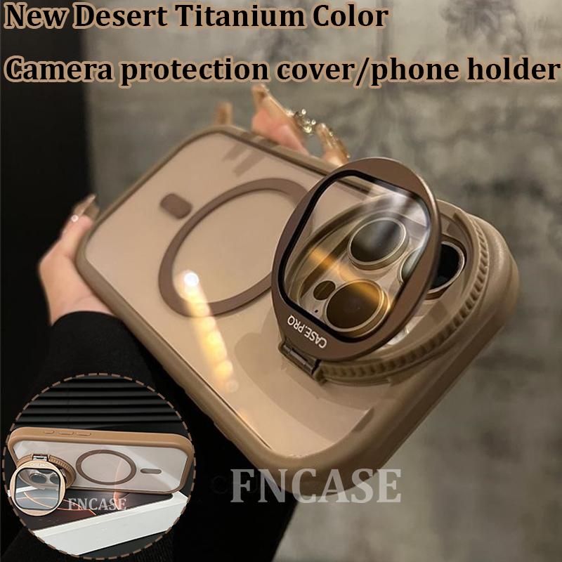 Ốp Cứng Từ Tính Trong Suốt, Giá Đỡ Ống Kính Để Bảo Vệ Camera, Dành Cho iPhone 11 12 13 14 15 16 Pro Max, 14PLUS, 15PLUS, 16PLUS, Bao Gồm Ốp Lưng PC Chống Sốc, Bao Phủ Toàn Bộ