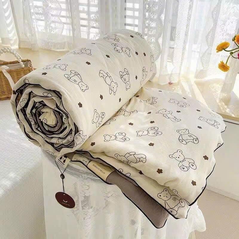 Chăn đũi sơ đậu nành sản phẩm dc làm chất liệu đậu nành ,giúp cơ thể ấm và tạo cảm giác thoải mái khi sử dụng