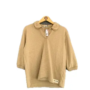 blouse kaos wanita cokelat