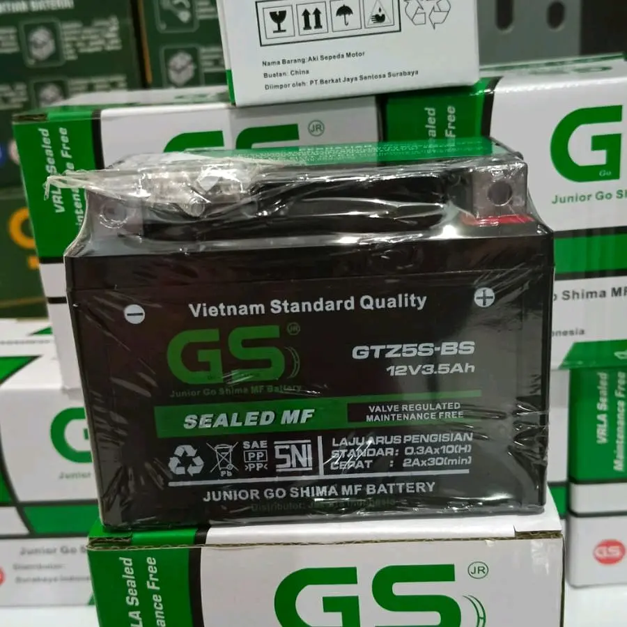Aki Motor Yamaha Byson Vixion GTZ5S GS Accu Kering MF