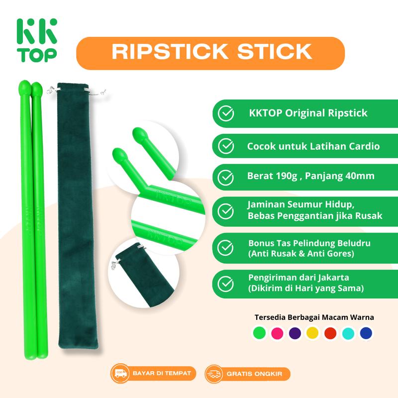 KKTOP Stick Ripstix Poundfit Original Stick Olahraga Workouts 1 Pasang Versi profesional 0