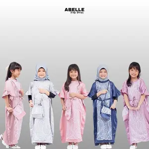 Kaftan kaftan couple ibu anak, kaftan set ibu anak | baju lebaran | baju muslim anak | gamis anak