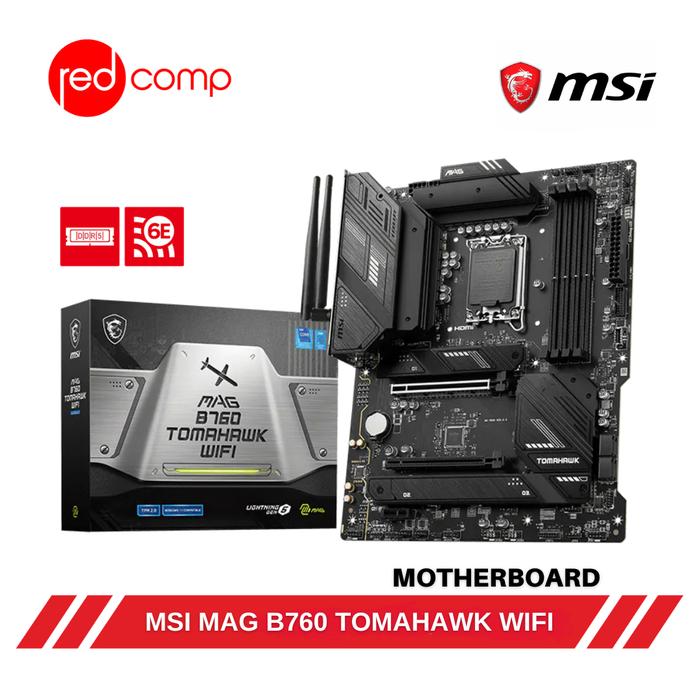 Gambar MSI MAG B760 TOMAHAWK WIFI-Intel B760 LGA 1700 DDR5 ATX dari Redcomp Kota Administrasi Jakarta Pusat Tokopedia