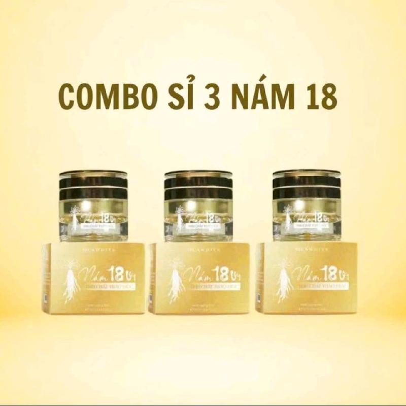 Combo 3 Hủ Kem Nám 18 Vị ,Tinh Chất Thảo Mộc _  Hổ Trợ Làm Đẹp Da