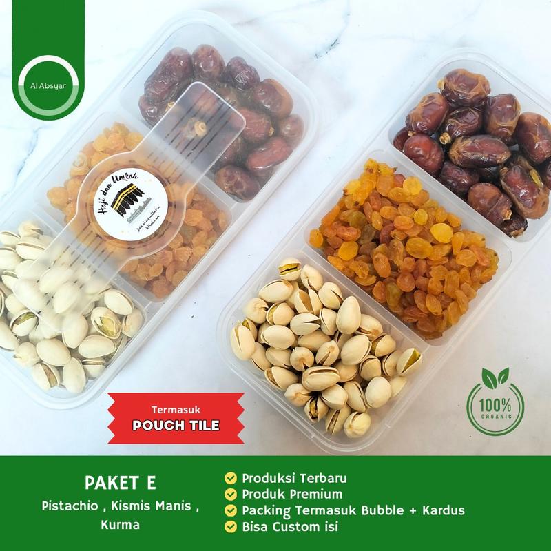 Paket Oleh-Oleh Haji dan Umroh Sekat 3 Hampers Premium Almond Coklat Gift 5