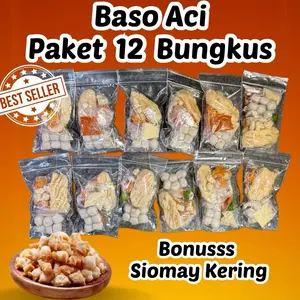 baso aci isi 12 pcs / baso aci 12 pcs / baso aci paket 12 bungkus / 12 baso aci paket termurah  Food Instan Makanan Pedas Kuah