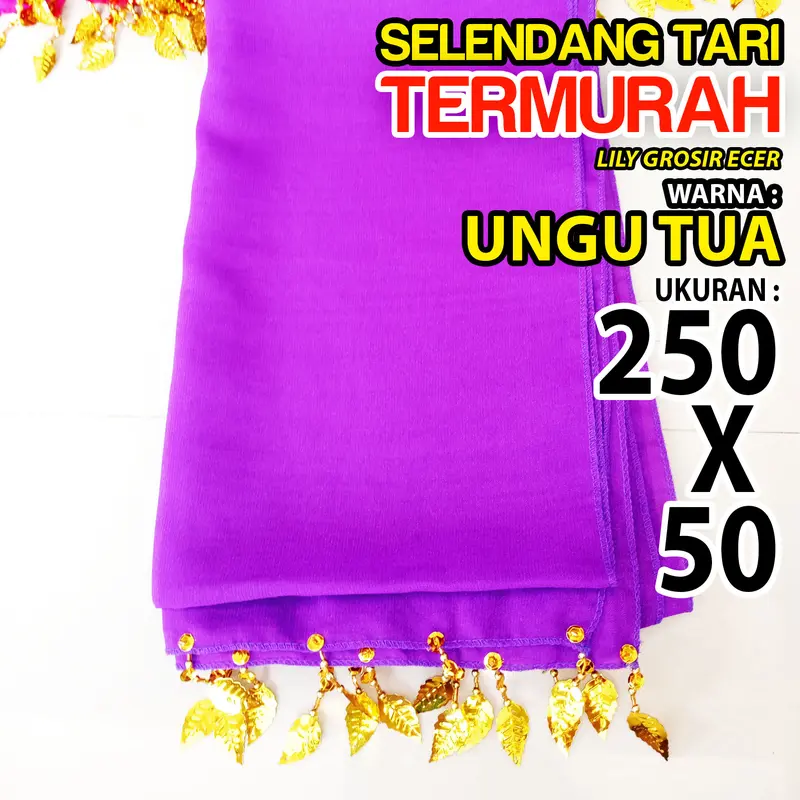 Sampur Tari 2,5 Meter Dewasa Selendang Tari Remo Gombyok Payet Sampur Gandrung Produsen Sampur 6