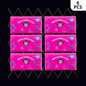 Tita Soft Tisu Wajah 360 Helai 6 Pcs Extra Soft Lembut Food Grade Aman Untuk Kulit Sensitif Tisu Viral TikTok Harga Grosir