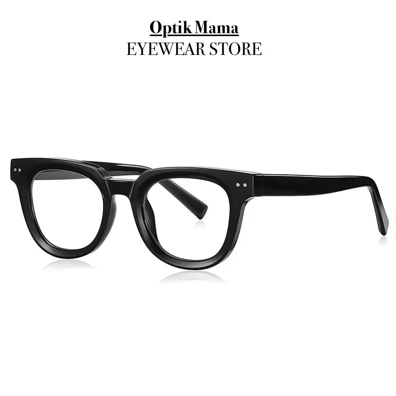 (BELI 1 GRATIS 1)Premium Frame Kacamata Kotak Termurah Kacamata Minus Antiradiasi Lensa Blueray Photocromic Bluecromic Pria&Wanita Glasses Biru Eyewear