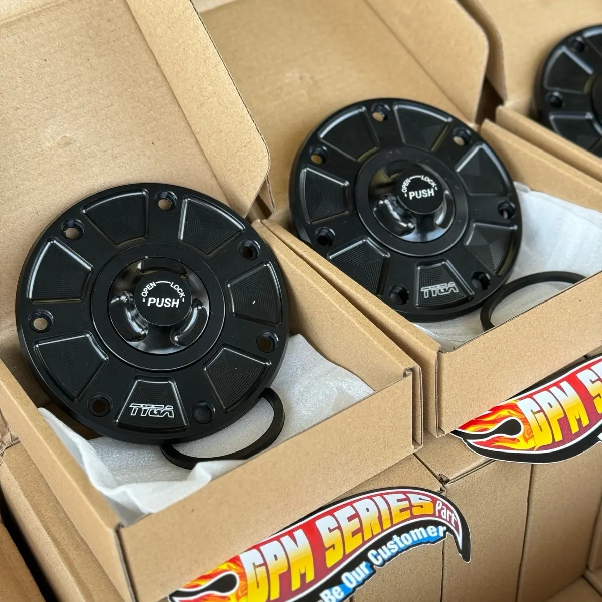 tutup tangki fuel cap ninja 150 r ss rr model tyga v3 cnc thailand Motorcycle
