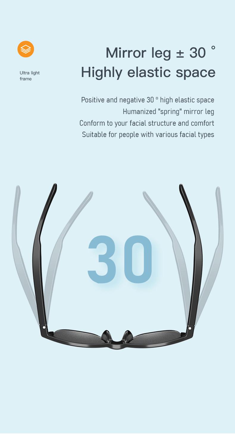 Product Introduction of Bluetooth Smart Glasses Anti-UV Sunglasses Fashion Glasses 5