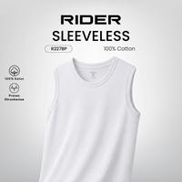 Gambar Rider Sleeveless - Tanktop Pria Round Neck R227BP Warna Putih isi 1 Pcs - Size M dari Rider Authorized Bandung Kota Bandung 1 Tokopedia