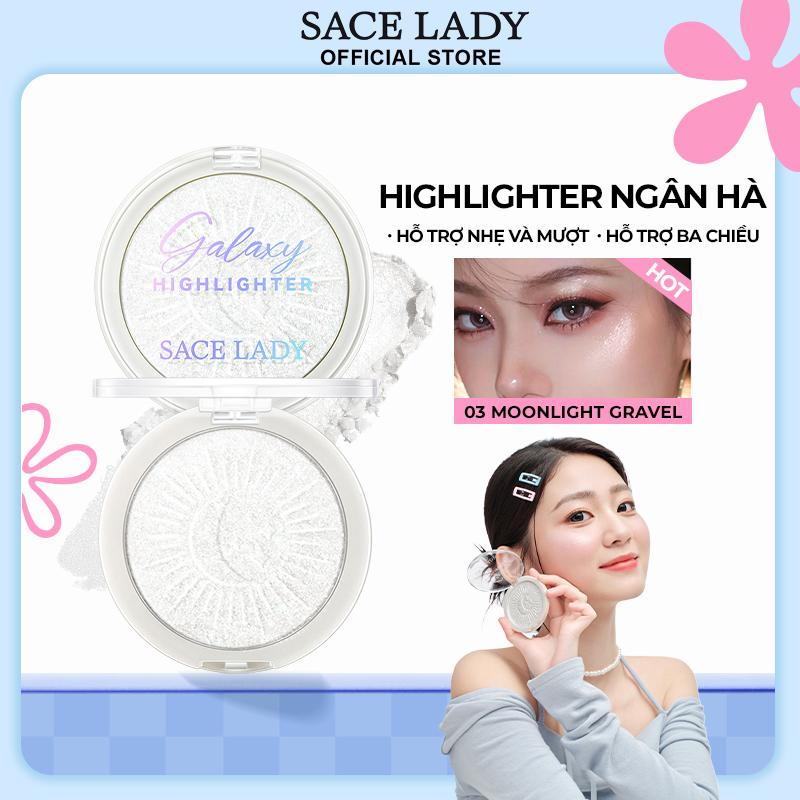 LIVE Phấn bắt sáng SACE LADY mỏng nhẹ tạo hiệu ứng 3D lên màu chuẩn trang điểm cho mặt Highlight bắt sáng 6g Mỹ Phẩm Cosmetic thanh lăn