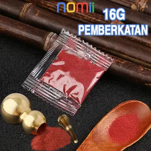 16g Tinta Merah Zhusha/Cu Sa/Cinnabar/Red Sand/Vermillion Sand Daoism /Pasir Merah