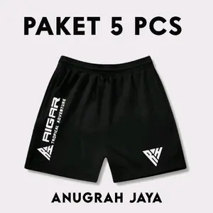 ISI 5 PCS Celana Pendek Kolor Anak Harian Santai Usia 7-15 Tahun Unisex Celana Kolor Motif Murah Bahan Lotto Fhasion