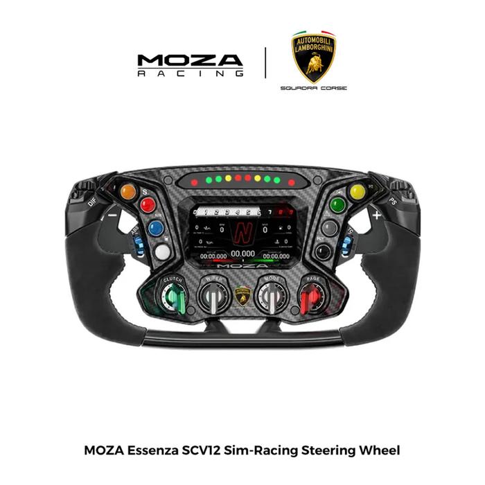 Gambar MOZA Racing Essenza SCV12 Automobili Lamborghini Squadra Corse Sim Racing Steering Wheel dari STAR SEVENTEEN COM Kota Administrasi Jakarta Selatan Tokopedia