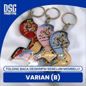 GANTUNGAN JARAN KEPANG - GANTUNGAN KUNCI JARAN KEPANG RING PUTAR BISA CUSTOM NAMA