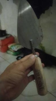 Product Review of Sendok Semen Cetok Galur Asli Paku Keling 4 Ukuran 18cm Oval - Alat Konstruksi Baja Berkualitas - Bangunan from S**a 0