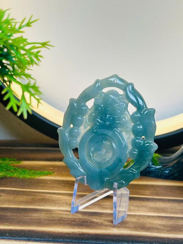 Lựa Mẫu trên live -Mặt Ngọc Cẩm Thạch Cao Cấp Tự Nhiên mang lại may mắn tài lộc bình an 3