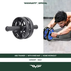 WANNAFIT MAX AB Wheel | Alat Olahraga Rumah