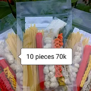 10 pieces seblak spaghetti kuah pedas merah , seblak pedas , seblak chili oil