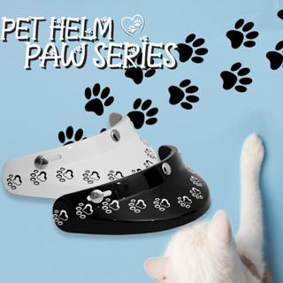 Gambar Pet Helm Paw Series Marzano - Black White dari Marzano Originals Kota Administrasi Jakarta Timur Tokopedia