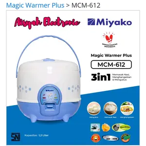 RICE COOKER MIYAKO 1,2 LITER MCM-612 GARANSI RESMI