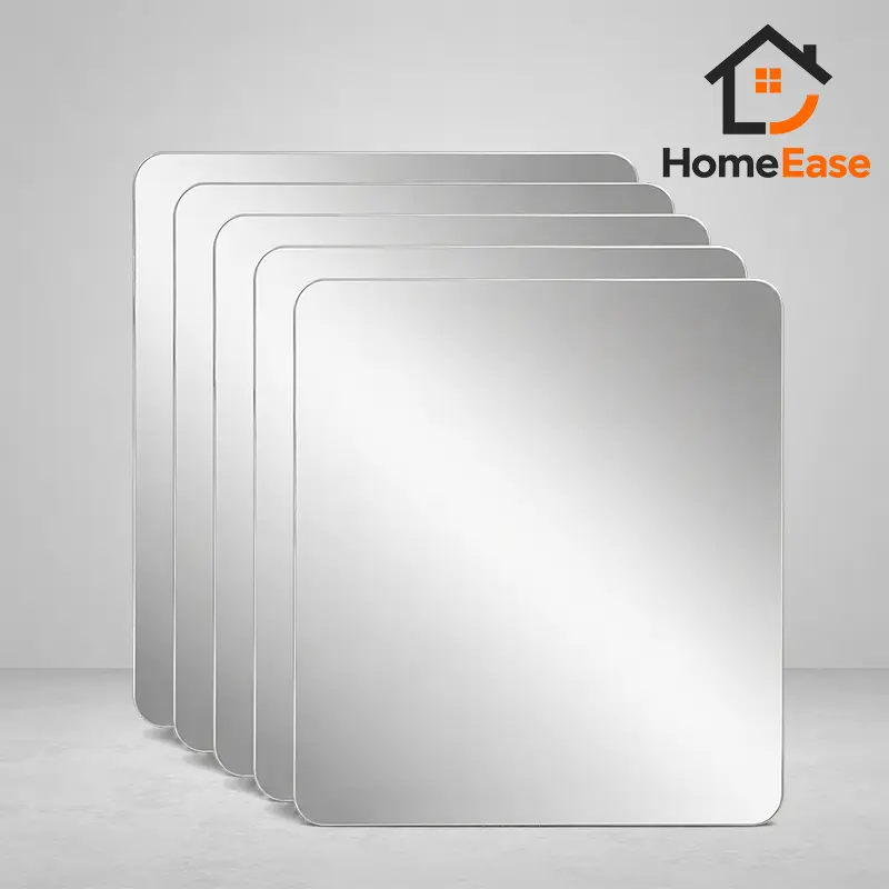 15/20/30cm Cermin Kaca Dinding Bahan Akrilik Tempel Definisi Tinggi Tidak Akan Putus Cermin Dinding Cermin Acrylic Dekorasi