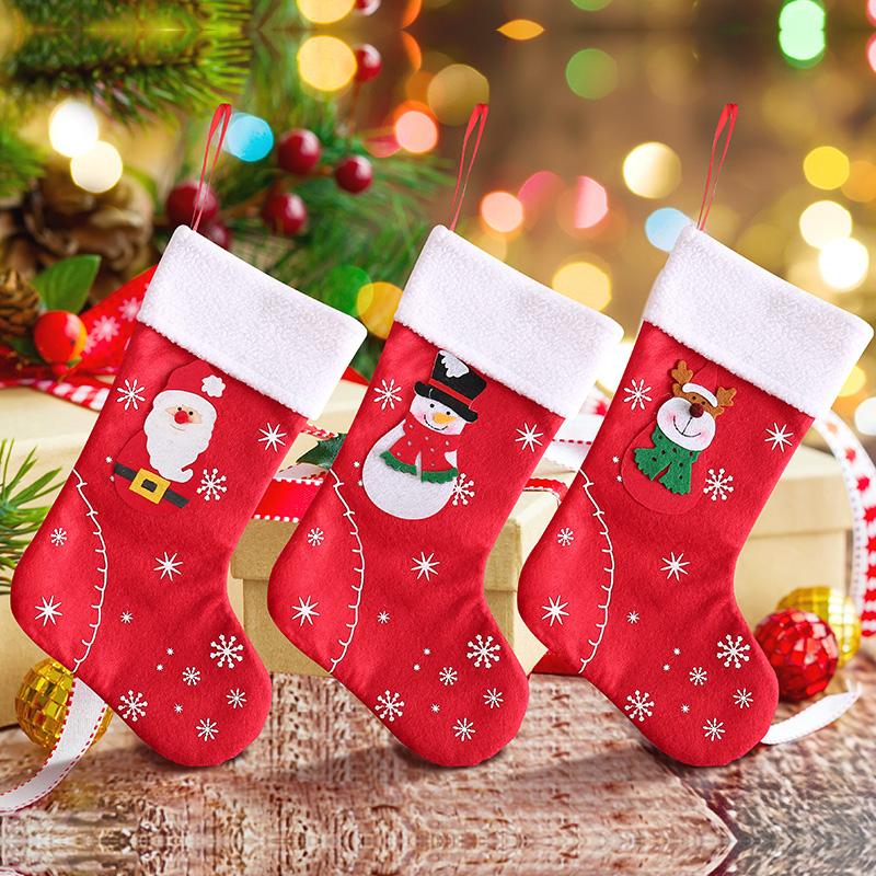 Product Introduction of Tất Giáng Sinh Lớn, Ông Già Noel, Nai Sừng Tấm, Người Tuyết, Túi Quà Kẹo Giáng Sinh Cho Trẻ Em, Lò Sưởi, Trang Trí Cây Giáng Sinh, Năm Mới 11