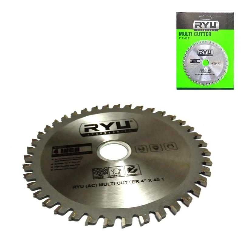 READY RYU CIRCULAR SAW BLADE 4 INCH 40T MATA GERINDA POTONG KAYU - Shop ...