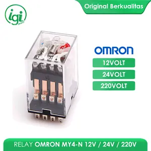 RELAY MY4 12V / RELAY MY4N 24V / RELAY MY4-N 220V 14 PIN TERMURAH BEST SELLER
