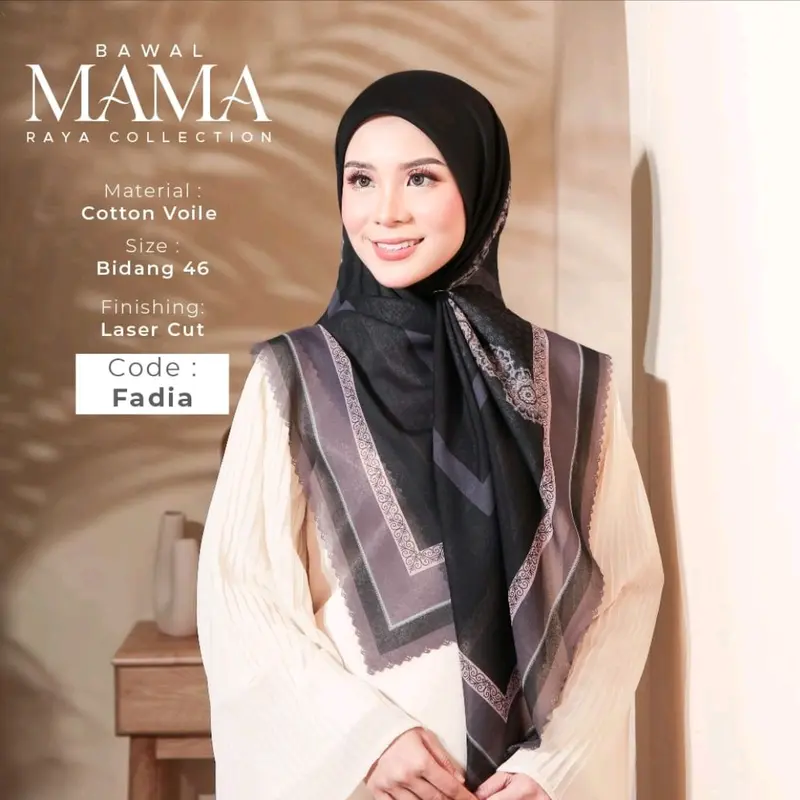 Tudung Bawal Mama Raya 2024 Edition Terlajak Laris - TikTok Shop Singapore