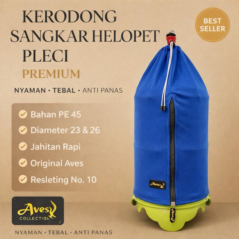 Kerodong Burung Sangkar Kapsul HELOPET AVES Original – Premium, Adem & Anti Panas