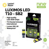 Gambar LUXIMOS LED T10 SENJA SEIN PLAT SUPER TERANG 3030 CSP 15 TITIK LED - Putih dari Lestari Motor 2 Kota Administrasi Jakarta Barat 2 Tokopedia